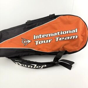 Dunlop International Tour Team Bag Orange Travel Tennis Racket‎ Backpack Straps